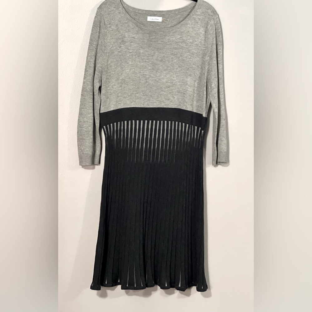 Gray Calvin Klein Sweater Dress